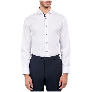 Michelsons London Mens Texture Button Down Dress Shirt, NWT